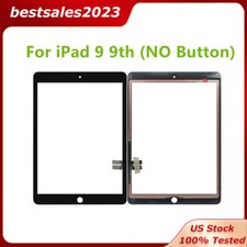 USA For iPad 9th Gen 10.2" 2021 A2602 A2603 Touch Screen Glass Replacement Black