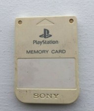 Sony PlayStation OEM Official 1 PS1 PSX Memory Card SCPH-1020 - WHITE - TESTED