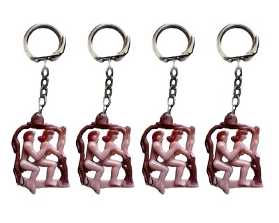 4 X Kamasutra Schlüsselanhänger ideal für sexy JGA Giveaway Key Chain Anhänger