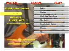 Custom Guitar Lessons, Learn Pink Floyd - DVD Video