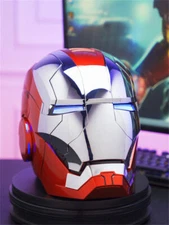 US! 1:1Automatic Iron Man MK5 Helmet Voice Controlled Wearable Silvery Autoking