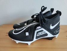 Size 9.5 - Nike Alpha Menace Pro 3 Black White for sale  display picture 2