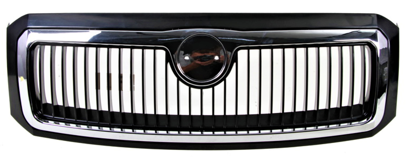 Grille de pare-chocs avant Skoda Fabia 6Y chrome haute protection thermique ABS