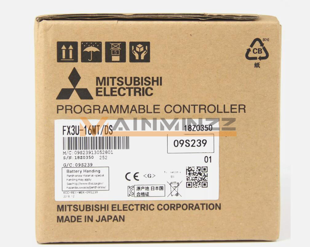 One Mitsubishi Programmable Logic Controller FX3U-16MT/DS New