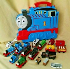 Thomas Tank Train Lot Travel Case Salty Toby Henry Peter Sam Edward Nelson Cars