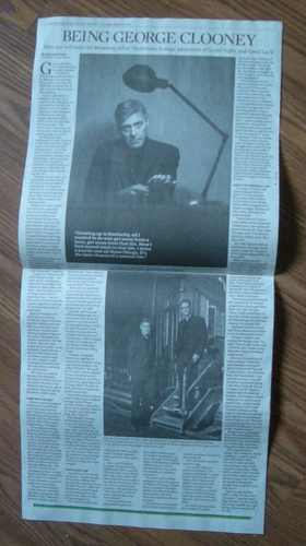 George Clooney Clippings-Collectible 4Fans! Goodnight & Good Luck+More! - Picture 7 of 10