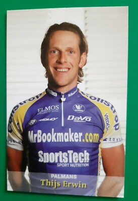 CYCLING ERWIN THIJS Team MrBookmaker SportsTech 2005 Cycling Card