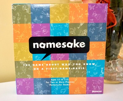 Namesake, About Who You Know, Vintage 1998 Board Game, Pressman, #3636, Complete
