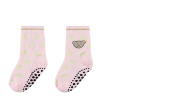 Steiff  Fliesenflitzer  Stopper-Socken ,rosa Sterne gr.19/22-31/34
