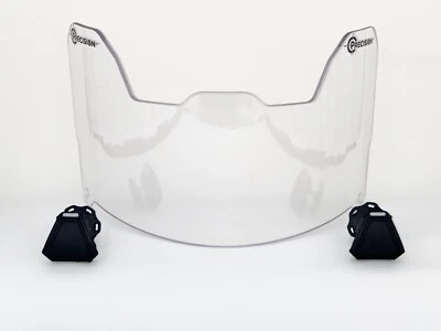 Precision Football Helmet Visor, Crystal Clear