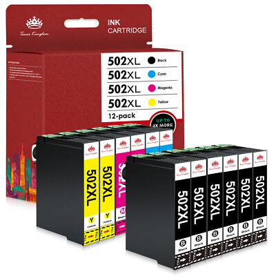Patronen Set für 502XL Epson XP-5100 XP-5105 XP-5115 WF-2860DWF WF-2865DWF
