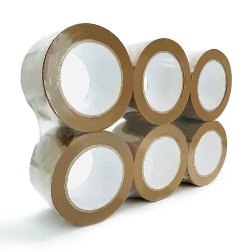 Coolpkg 24 Rolls 3" x 110 Yards Premium Tan Carton Sealing Packing Shipping Tape - Picture 2 of 6