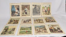 Vintage  Primary Pupil Leaflets 1931 Lot Of 12 Providence Lithograph Co.