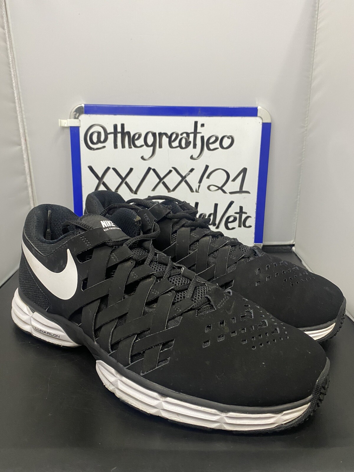 Size 11 - Nike Lunar Fingertrap TR 4E Wide Black for sale online | eBay
