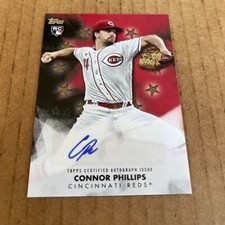 2024 Topps Connor Phillips AUTO RC SP /50 Baseball Stars #BSA-CON Reds Card (e2)