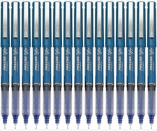 Pilot Precise V7 Capped Blue Lot of 15 Pens 0.7mm Extra Fine Needle Point Tip