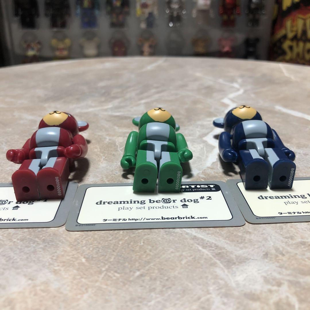 BE@RBRICK＊dreaming be@r dog＊ベアブリック＊3体セット