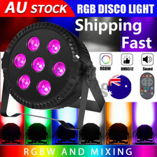 2Pcs U`King 7LED RGBW Par Light Strobe Wash Beam DMX DJ Party Wash Stage Light