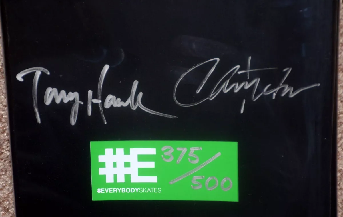 Limited Edition 8.5” x 11” Autographed Photo of Tony Hawk and Christian Hosoi - Tony Hawk Inc