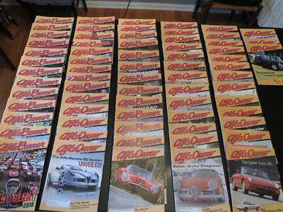 Alfa Owner Magazine 70 issues 2006-2011 Alfa Romeo Owners Club AROC COLLAGE ART