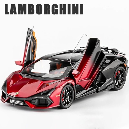1:24 Lamborghini Revuelto Supercar Alloy Car Diecasts Toy with Sound and light - Picture 8 of 18
