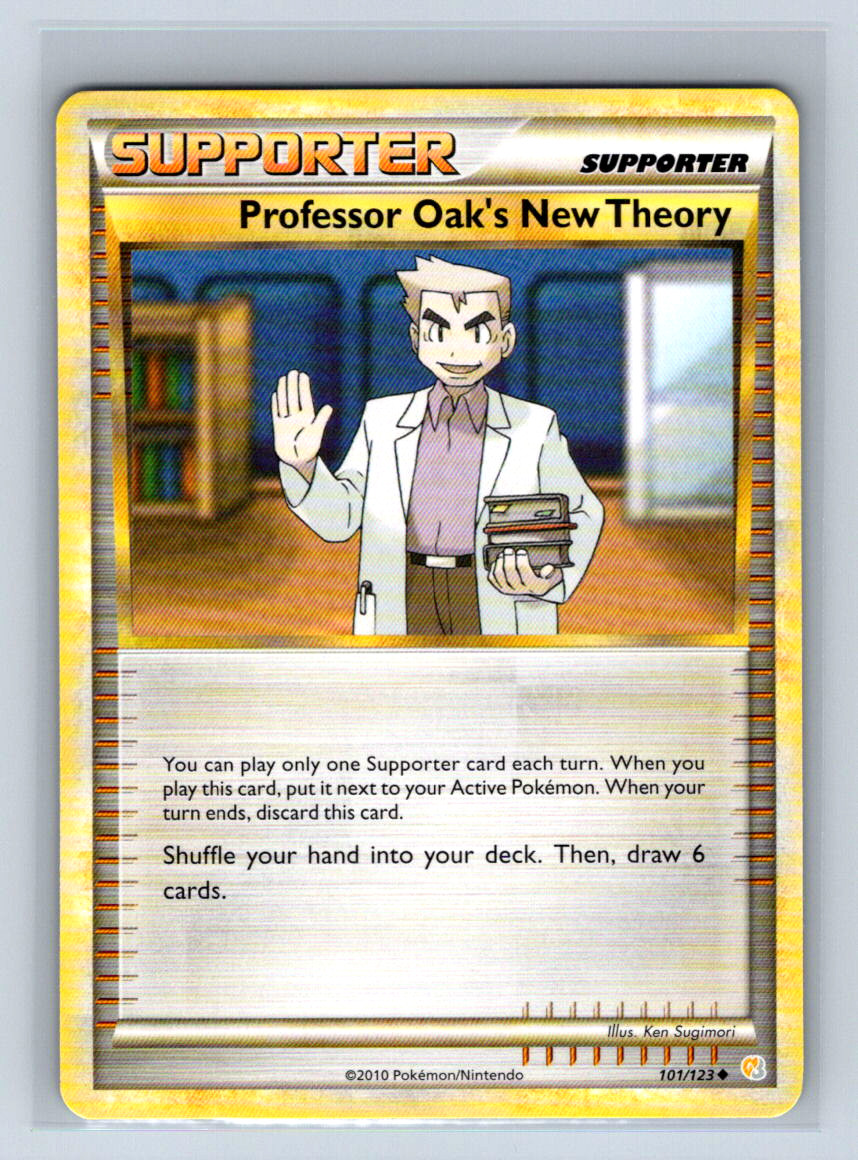 Pokemon Professor Oak's New Theory HeartGold & SoulSilver 101/123 NM
