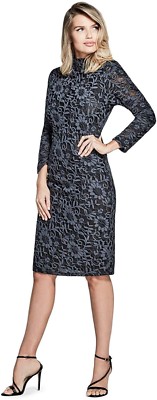 maxi dress with lace bottom Baltic Born Womens Summerlin Lace Top Maxi Dress | Black