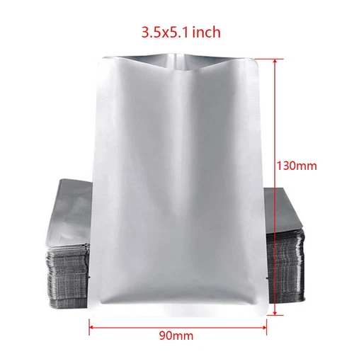 100PC Heat Seal Aluminium Foil Bags Vacuum Sealer Pouches Storage Bag Food Grade - Picture 38 of 48