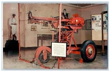 1960 Model Pitching Machine National Baseball Hall Cooperstown New York Postcard