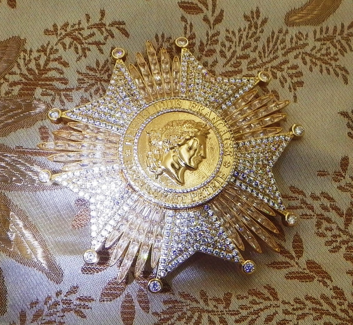 French Legion of Honor / Légion d'Honneur Breast Star in Gold with