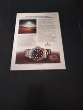 1977 ROLEX GMT MASTER ORO 18 ct TOM SHEPPARD WATCH VINTAGE AD PUBBLICITA