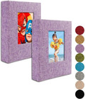 Gpiral Small Photo Album 5X7 – 2 Pack, Each 26 Clear Pages Hold 52 Pictures