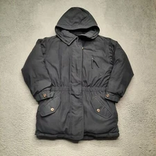 VINTAGE Eddie Bauer Polar Parka Goose Down Coat Women Small Puffer Jacket Hooded