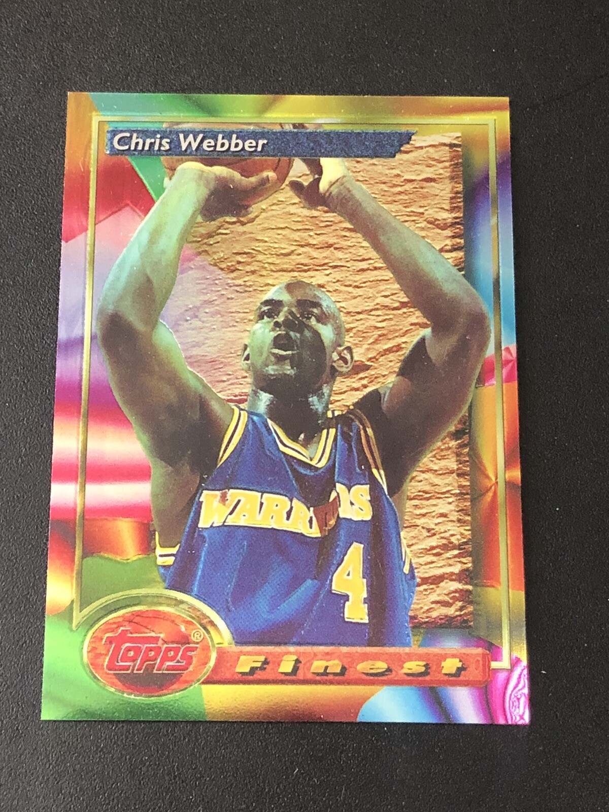 1993-94 Topps Finest Chris Webber #212 Rookie RC HOF