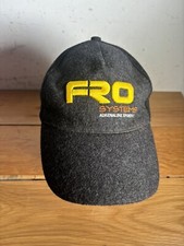 Corporate FOCUS Black Yellow Cap FRO Systems Sport Hat