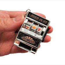 Mini Cute Toy Functional Slot Machine Key Chain
