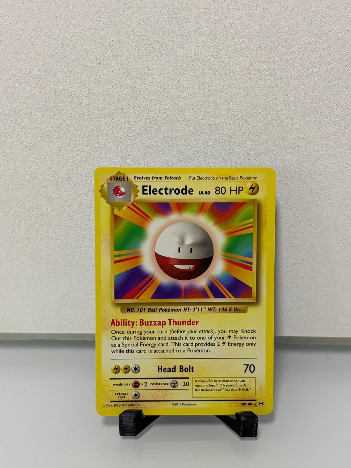 Pokemon Card TCG XY Evolutions Electrode 40/108  Rare