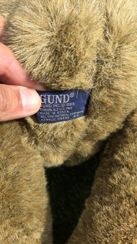 Oso clásico Gund Collectors 1985 20 pulgadas de peluche edición limitada - Imagen 6 de 6