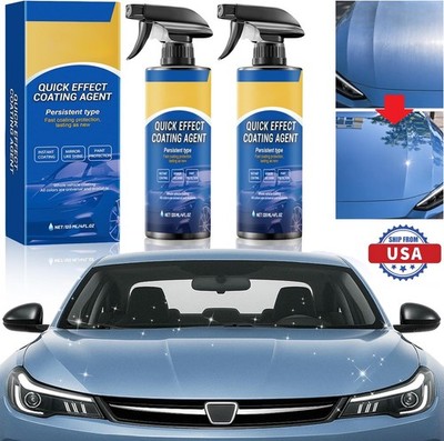 2× Quick Effect Coating Agent for Car Shine & Protection Car Scratch Wax 2026 US