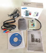 Samsung HMX-U10 High Definition Camcorder White Open Box Tested FREE SHIPPING