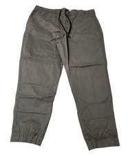 Old Navy Mens 2XL Modern Jogger Pants Gray Pockets Drawstring Cotton XXL