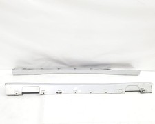 2008 Saab 9-3 Oem Snow Silver Left And Right Rocker Moulding Skirt Has Scuffs