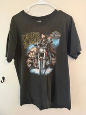 Vintage Harley Davidson 3D Emblem T Shirt Men L Single Stitch Leader Of The Pack