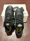 Umbro Finale Soccer Cleats Black/Green Quilted Toe Box Lace Up Youth Size 13 — photo 6