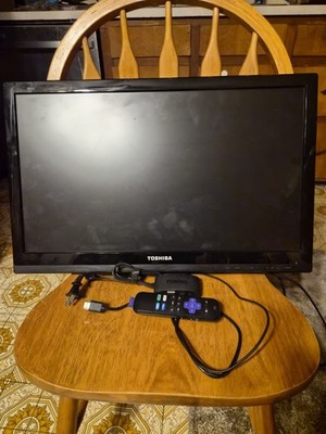 Toshiba 24SL410U 24'' LED TV 1080p Flat Screen Roku Compatible HDMI ATSC Tuner