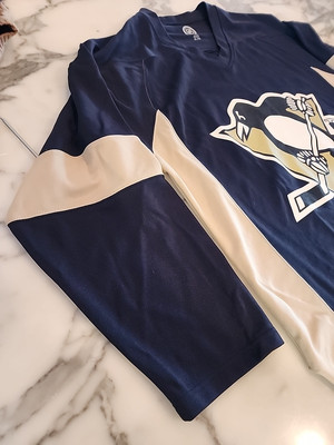 Maillot Pittsburgh Penguins Crosby noir capitaine #87 LNH