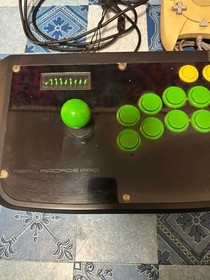 Sega Saturn console with 2 controllers and arcade sticks #6b08d6