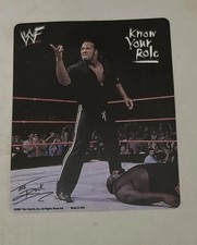 1999 WWF Vending Sticker The Rock Know Your Role Titan Sports WWF
