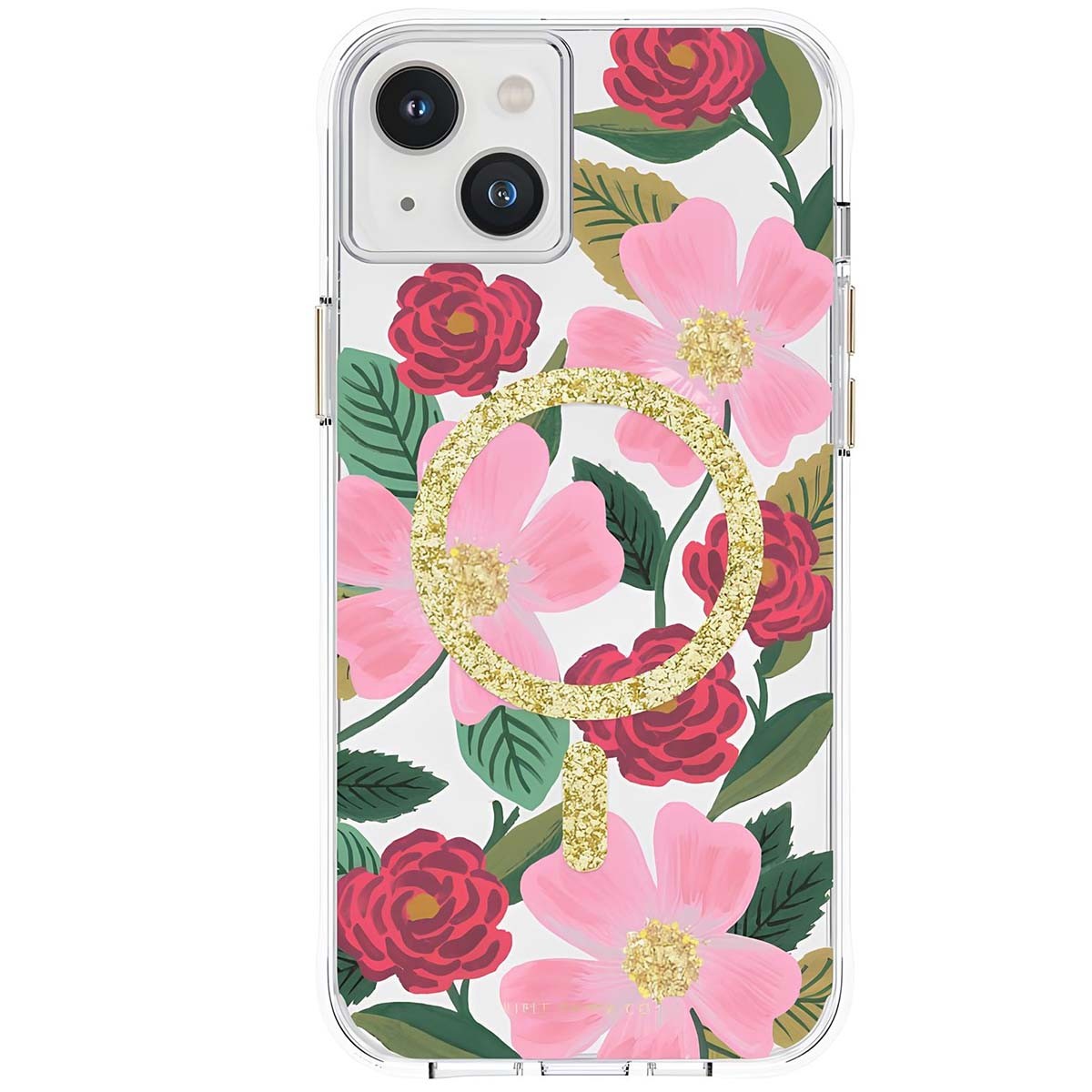 Coque fleurie iPhone 14 Plus Roseraie, l'accessoire idéal en terrasse - 4