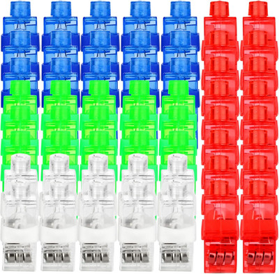 60Pcs LED Finger Lights Flashlights for Kids Glow Party Favors Birthday Christma